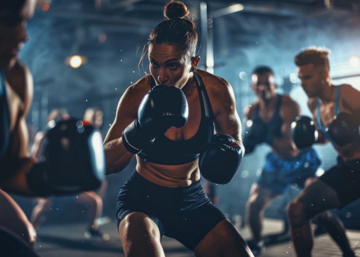 Kickbox aerobik csoportos óra